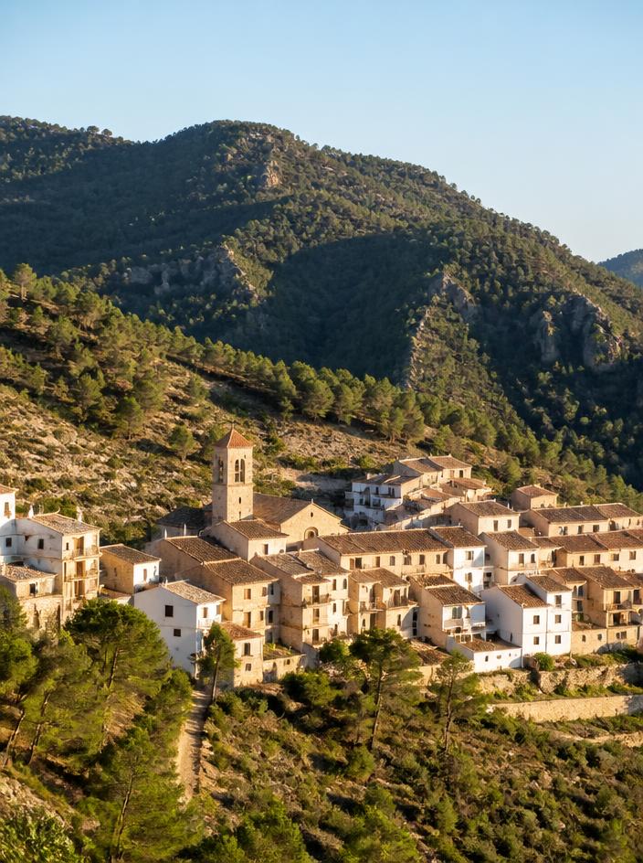 Paisaje rural representativo de Titaguas, Valencia